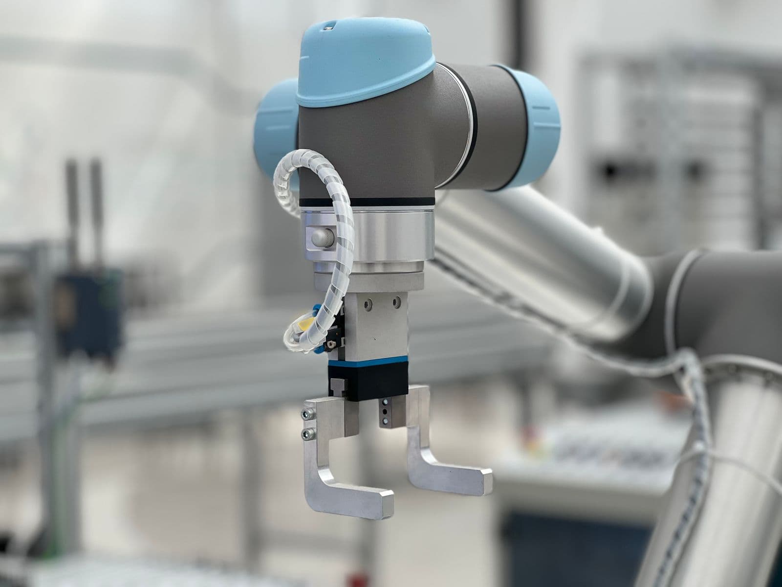 Close-up of a precision robotic mechanism.